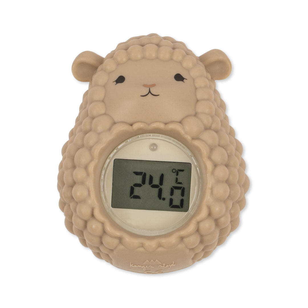 Silicone Badmat + Thermometer Sheep Warm Clay