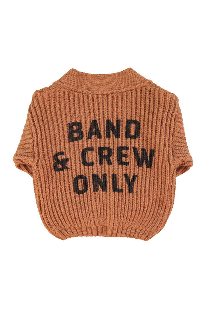 Piupiuchick - Cardigan Band And Crew Only Knitted Brown