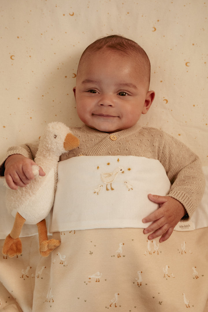 Little Dutch knuffel Little Goose 17cm, zacht knuffelvriendje voor baby’s
