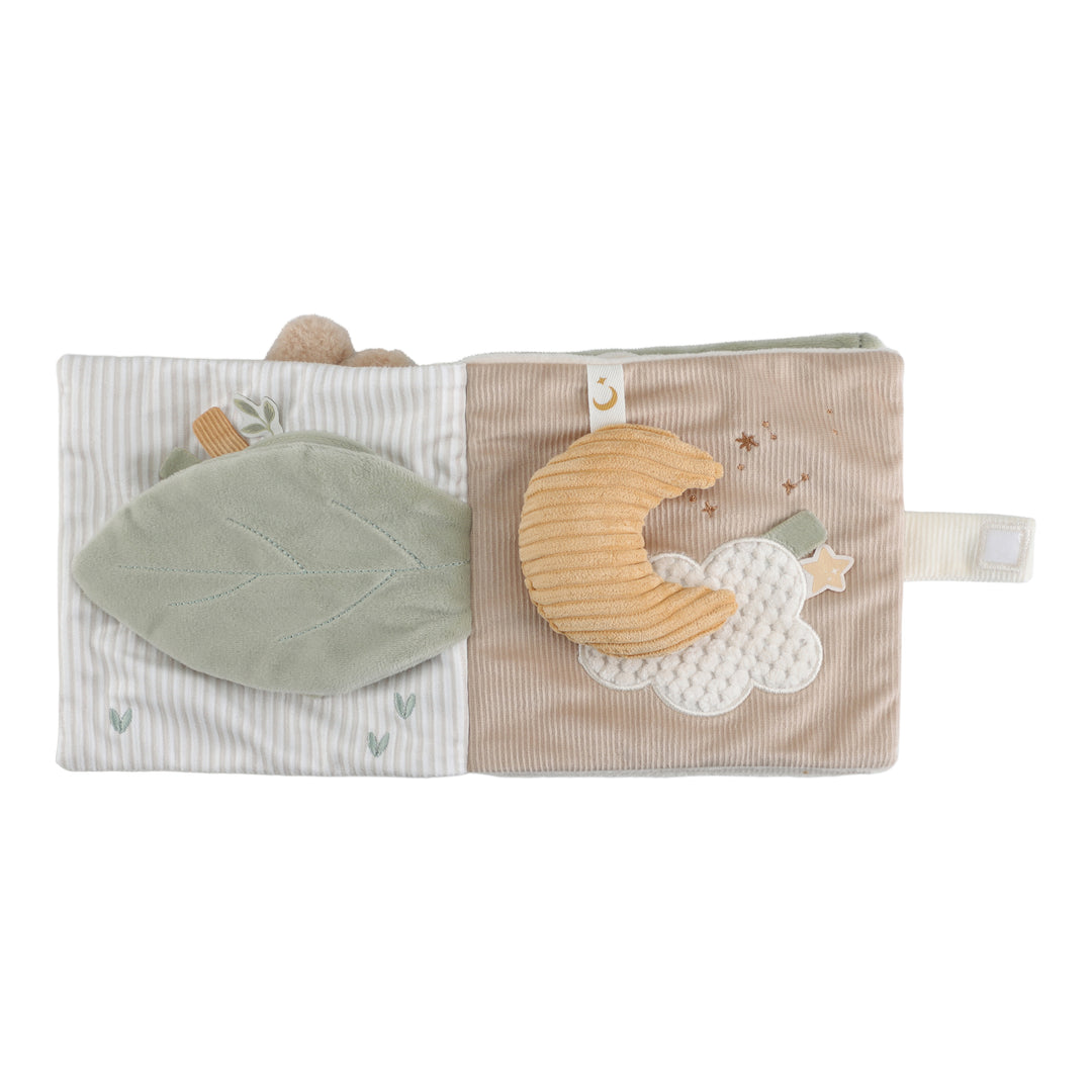 Little Dutch activiteitenboekje Newborn Naturals met rammelaar en spiegeltje