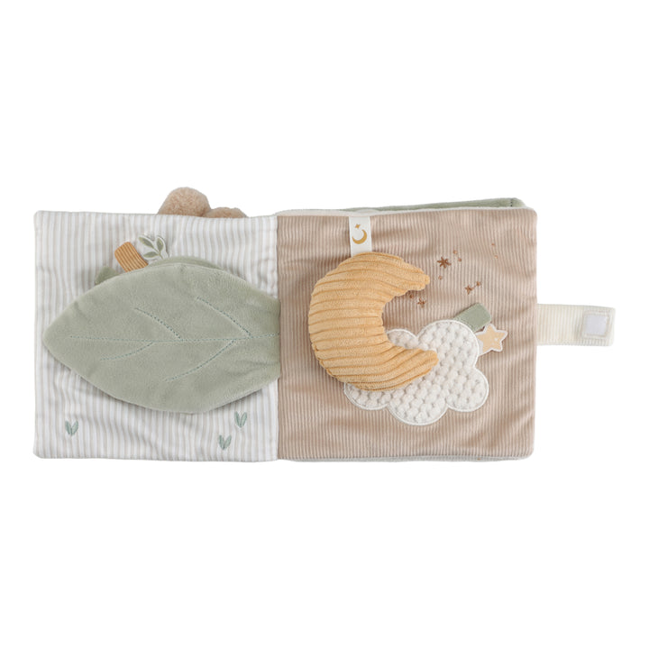 Little Dutch activiteitenboekje Newborn Naturals met rammelaar en spiegeltje