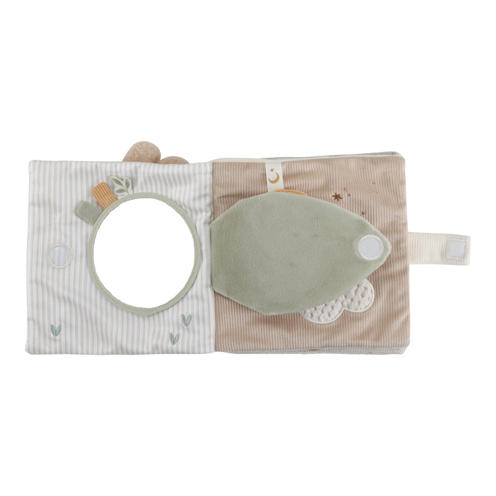 Little Dutch activiteitenboekje Newborn Naturals met rammelaar en spiegeltje