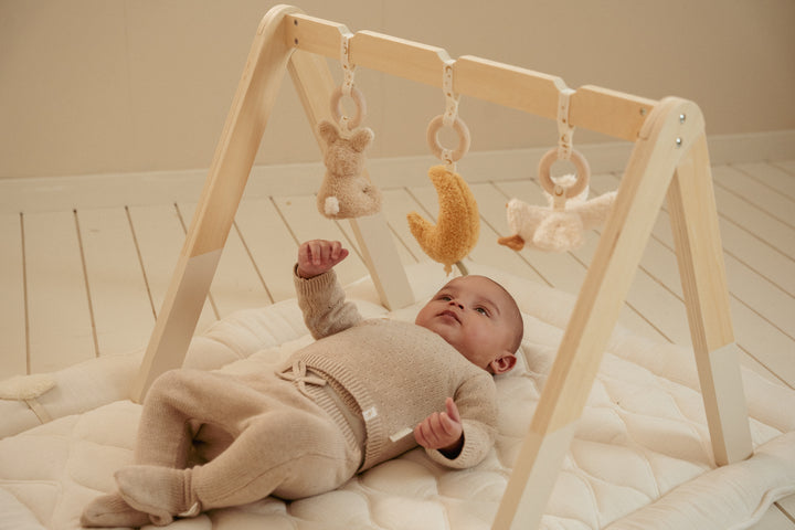 Little Dutch Babygym Newborn Naturals met zachte hangspeeltjes