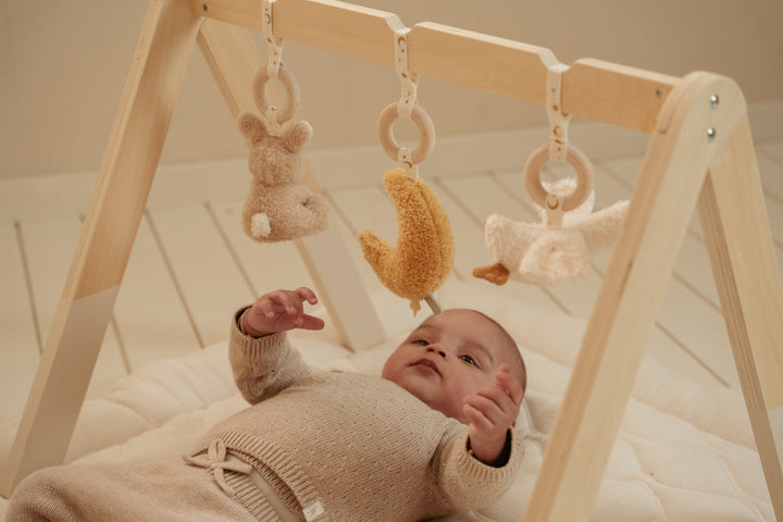 Little Dutch Babygym Newborn Naturals met zachte hangspeeltjes