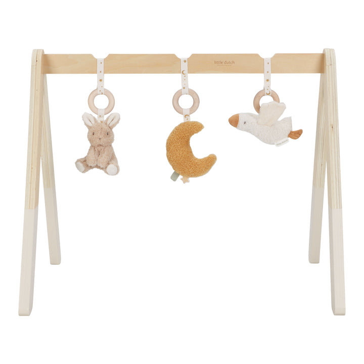 Little Dutch Babygym Newborn Naturals met zachte hangspeeltjes