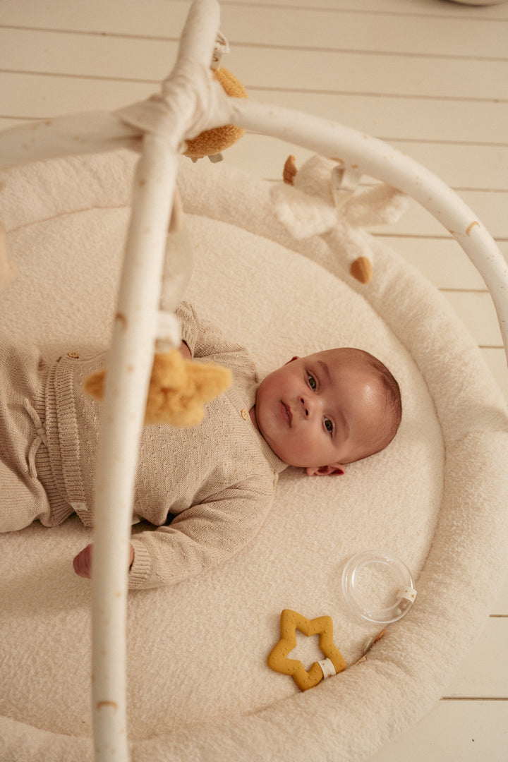 Little Dutch Speeltapijt Newborn Naturals met texturen en knispertjes