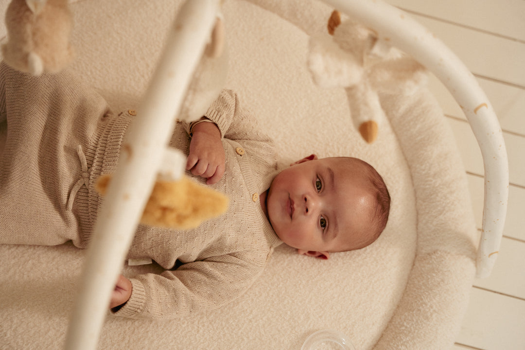 Little Dutch Speeltapijt Newborn Naturals met texturen en knispertjes
