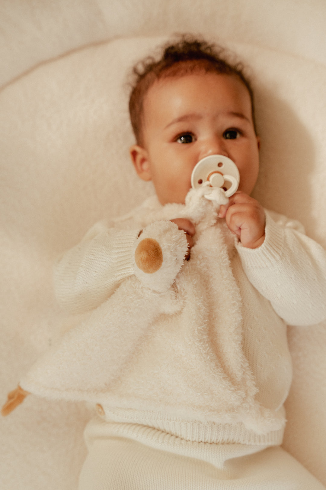 Little Dutch Knuffeldoekje Little Goose in zachte stof voor baby’s