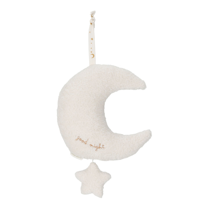 Little Dutch Muziektrekker Newborn Naturals in maanvorm met rustgevend slaapliedje