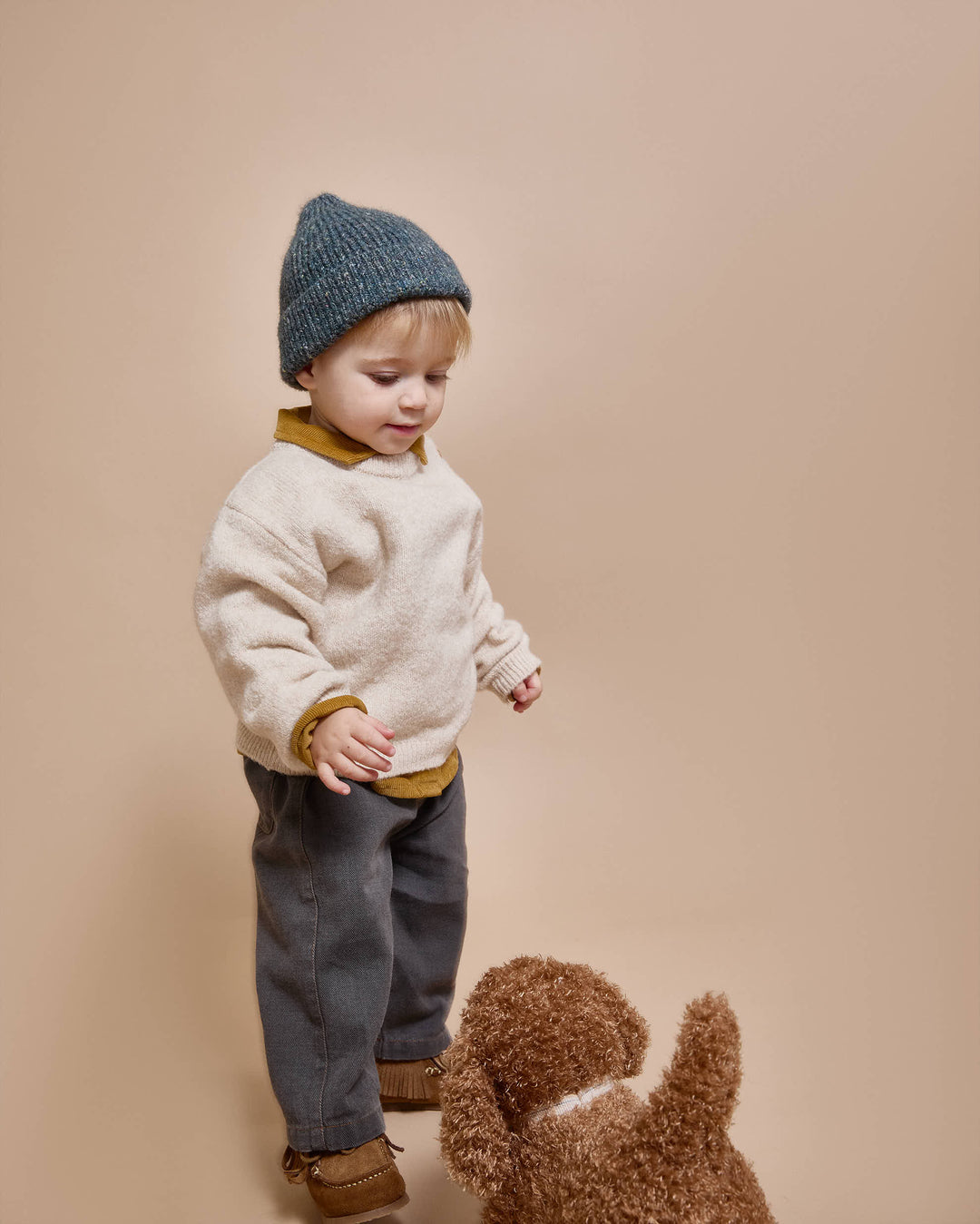 Búho - Trui Baby Melange Natural
