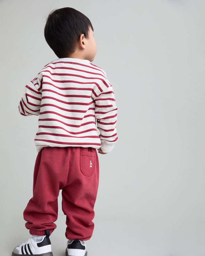 Buho - Baby Soft Fleece Jogger Pomegranate