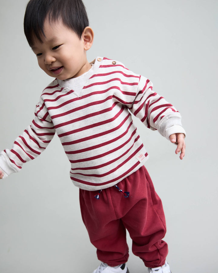 Buho - Baby Soft Fleece Jogger Pomegranate