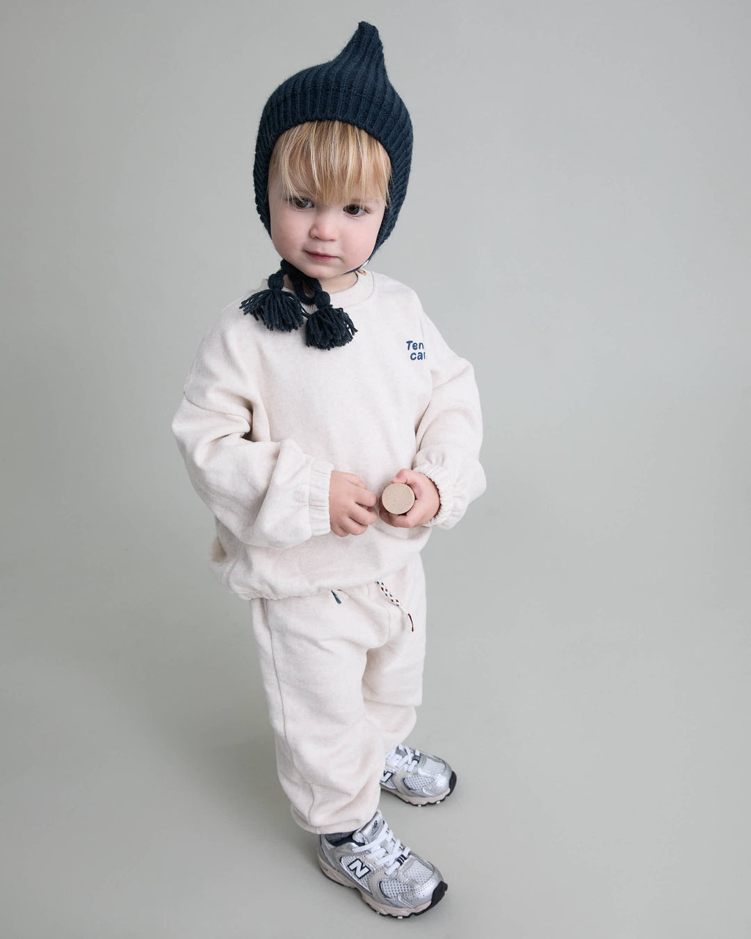 Buho - Baby Tennis Sweatshirt Ecru Melange