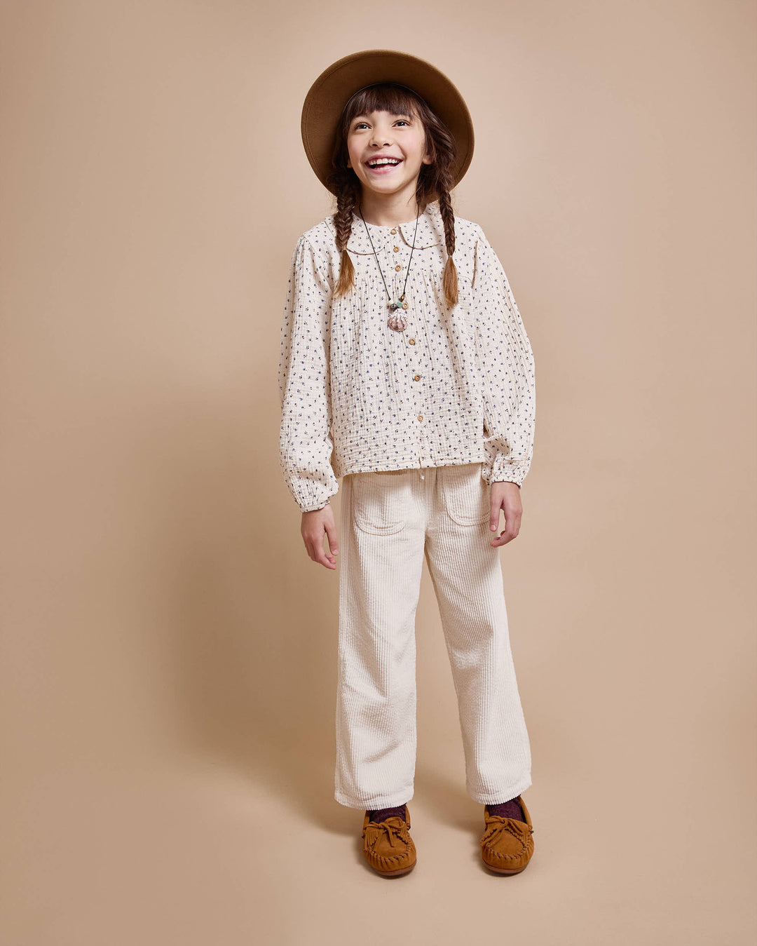 Búho - Broek Corduroy Girly Ivory