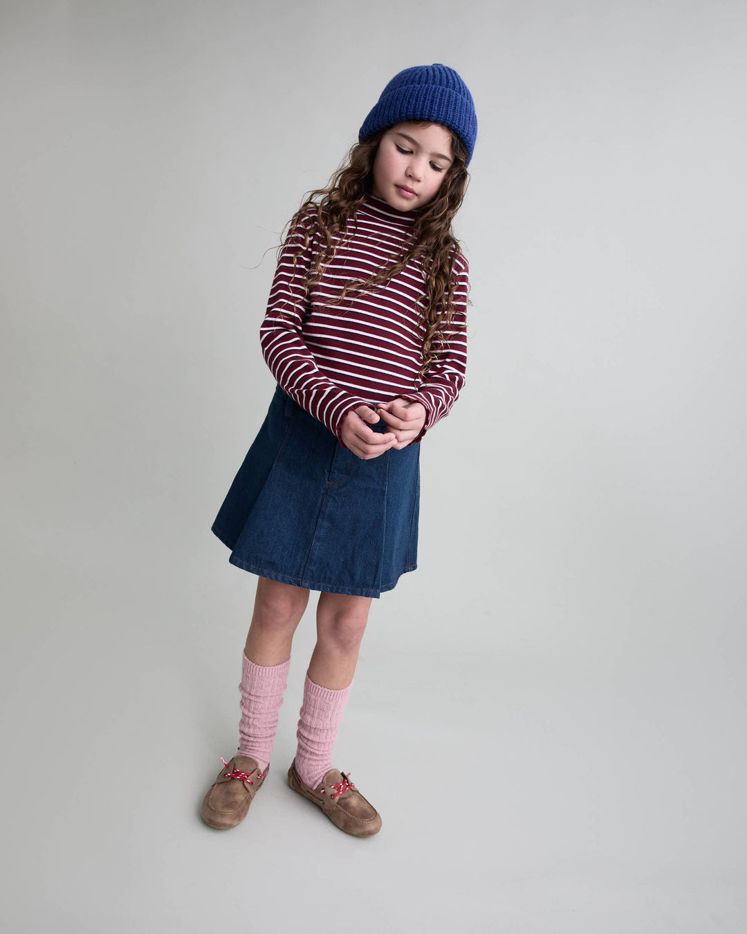 Buho - Fancy Stripes T-Shirt Pomegranate