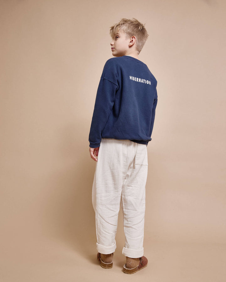 Búho - Sweater Hibernation Bear Navy