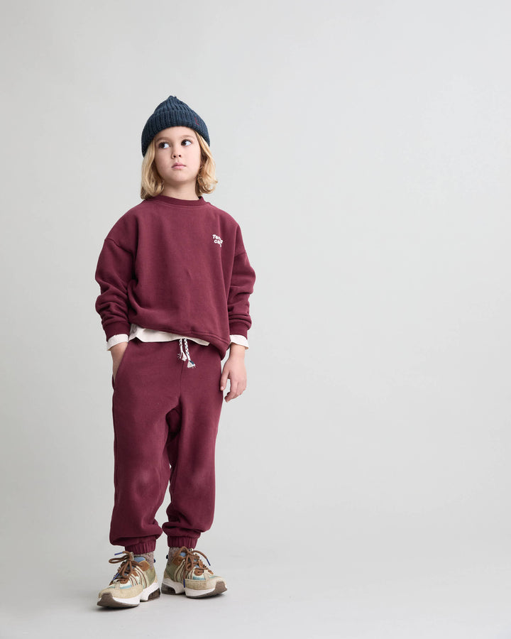 Buho - Soft Fleece Jogger Pomegranate