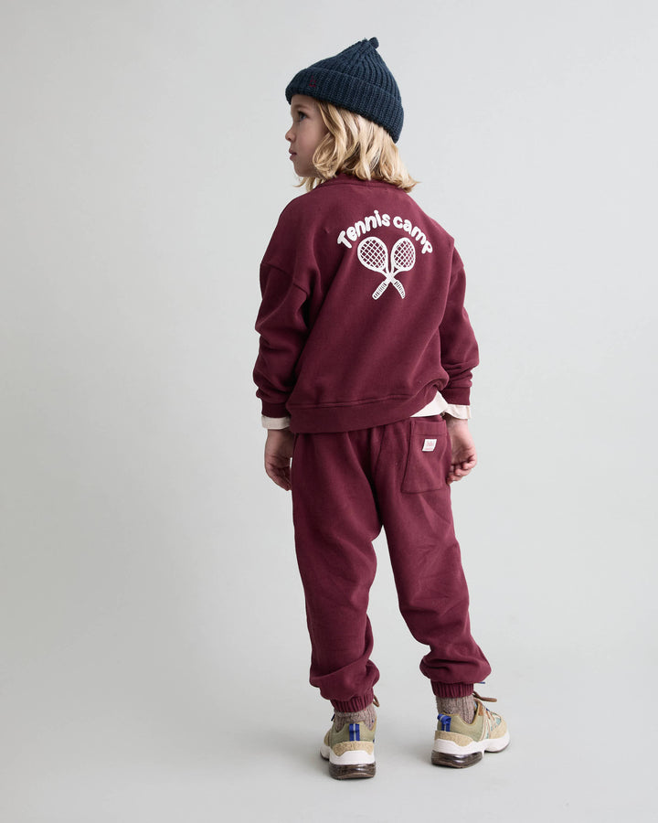 Buho - Tennis Sweatshirt Pomegranate
