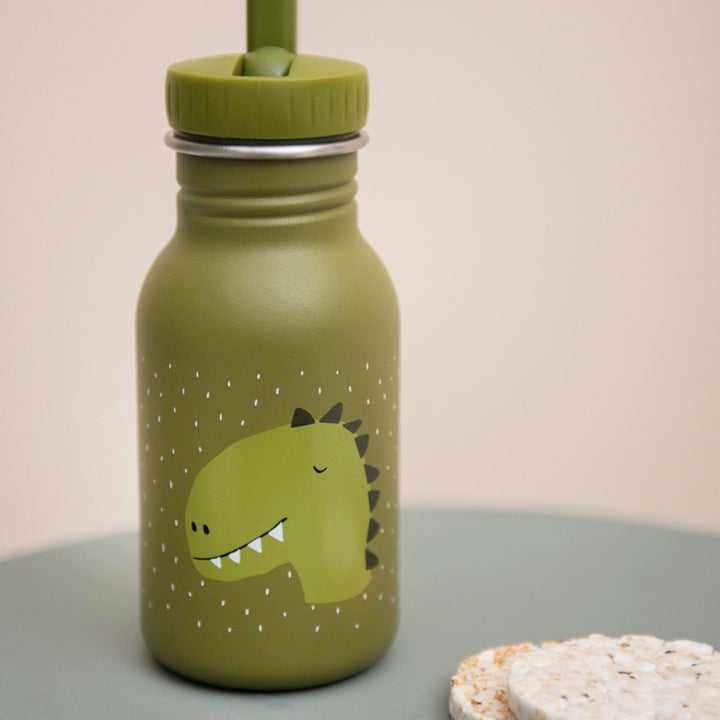 Roestvrijstalen drinkfles Trixie Mr. Dino 350 ml, duurzaam en kindvriendelijk ontwerp