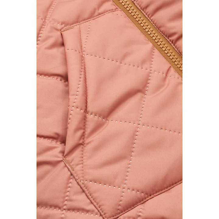 Liewood Jackson omkeerbare thermo jas in Tuscany Rose Mix, gemaakt van gerecycled polyester, met zakken aan beide zijden