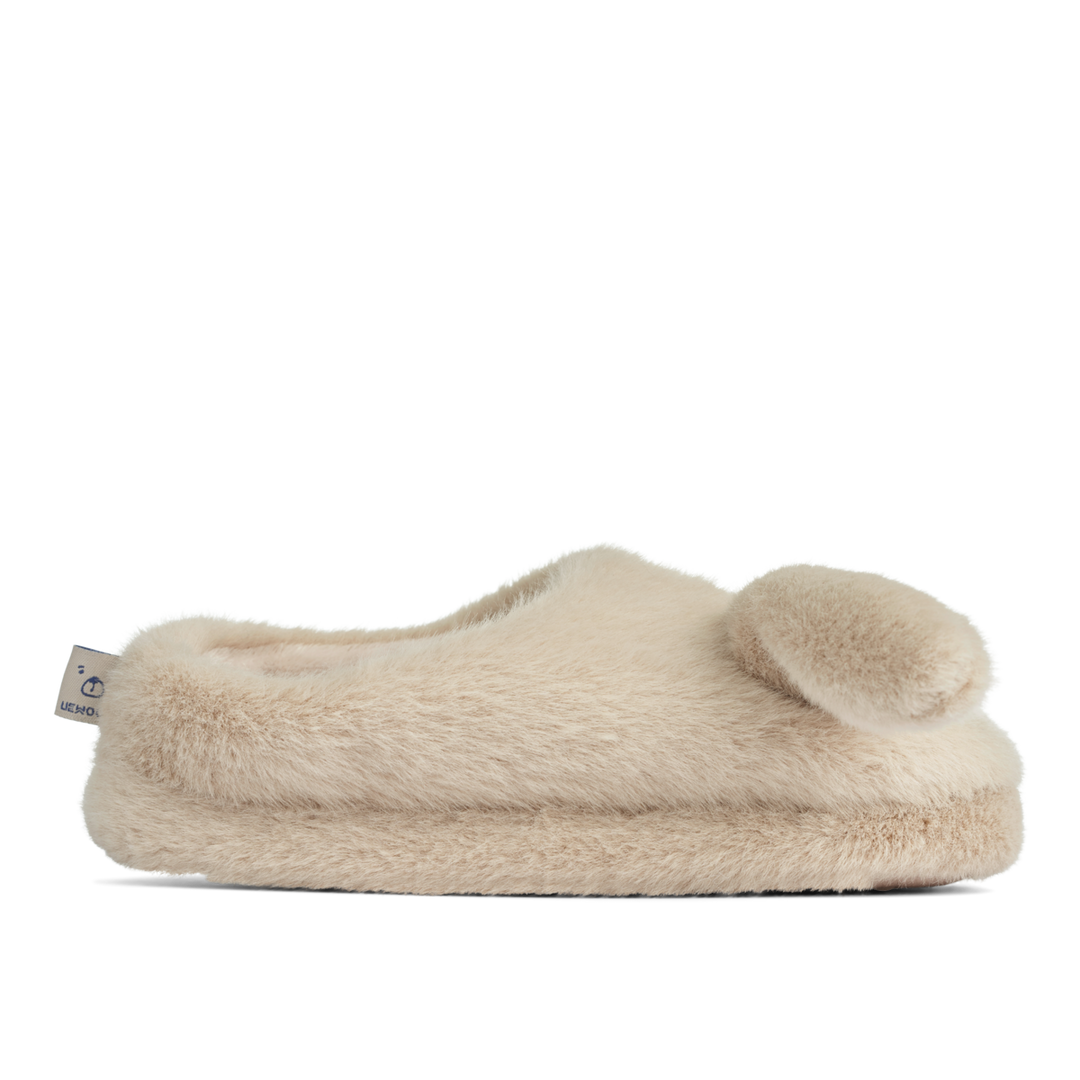 Witte Liewood pantoffels Aviaja Bear met konijnenontwerp en anti-slipzool, perfect voor binnengebruik