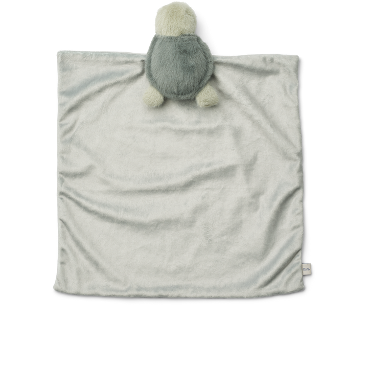 Liewood Camdon knuffeldoek met schildpadje in Turtle Faune Green van superzacht pluche
