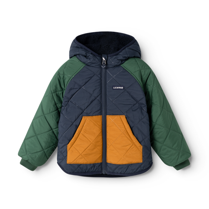 Liewood - Jas Jackson Reversible Garden Green Multi Mix