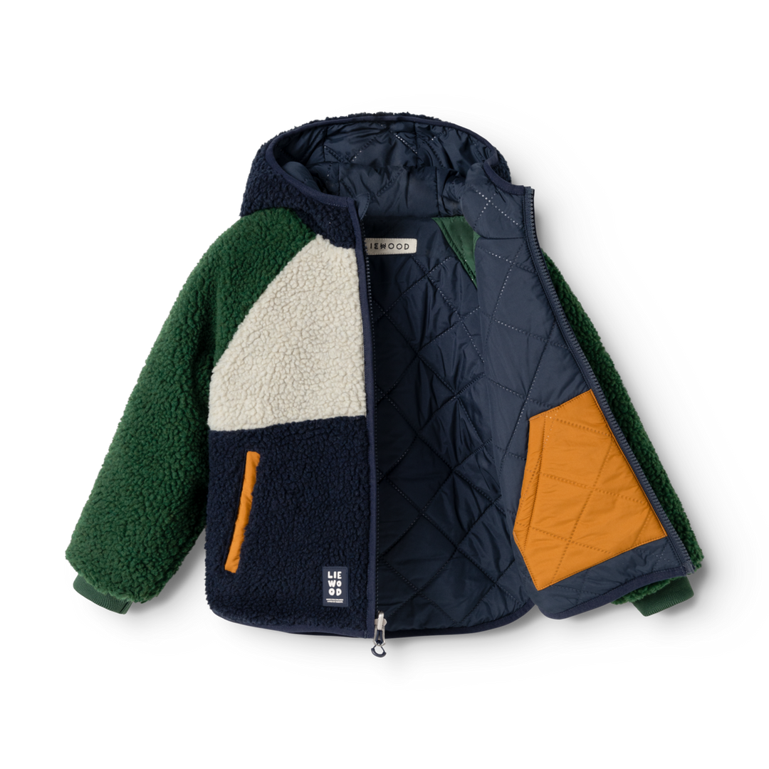 Liewood - Jas Jackson Reversible Garden Green Multi Mix