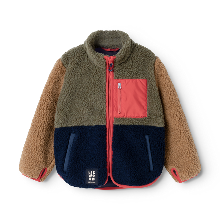 Liewood - Jas Nolan Pile Army Brown Multi Mix