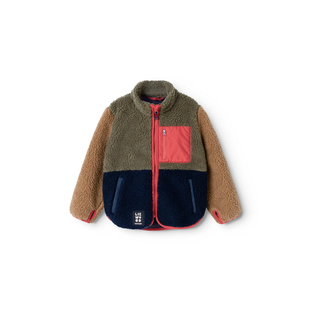Liewood - Jas Nolan Pile Army Brown Multi Mix