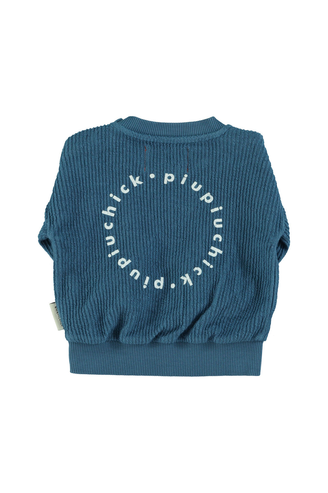 Piupiuchick - Sweater Baby Logo Textured Blue