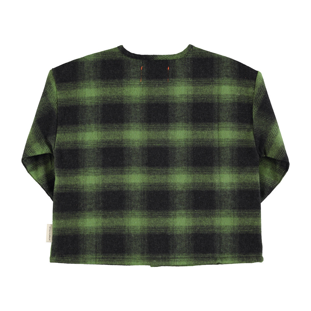 Hemd Checkered Flannel Green / Black