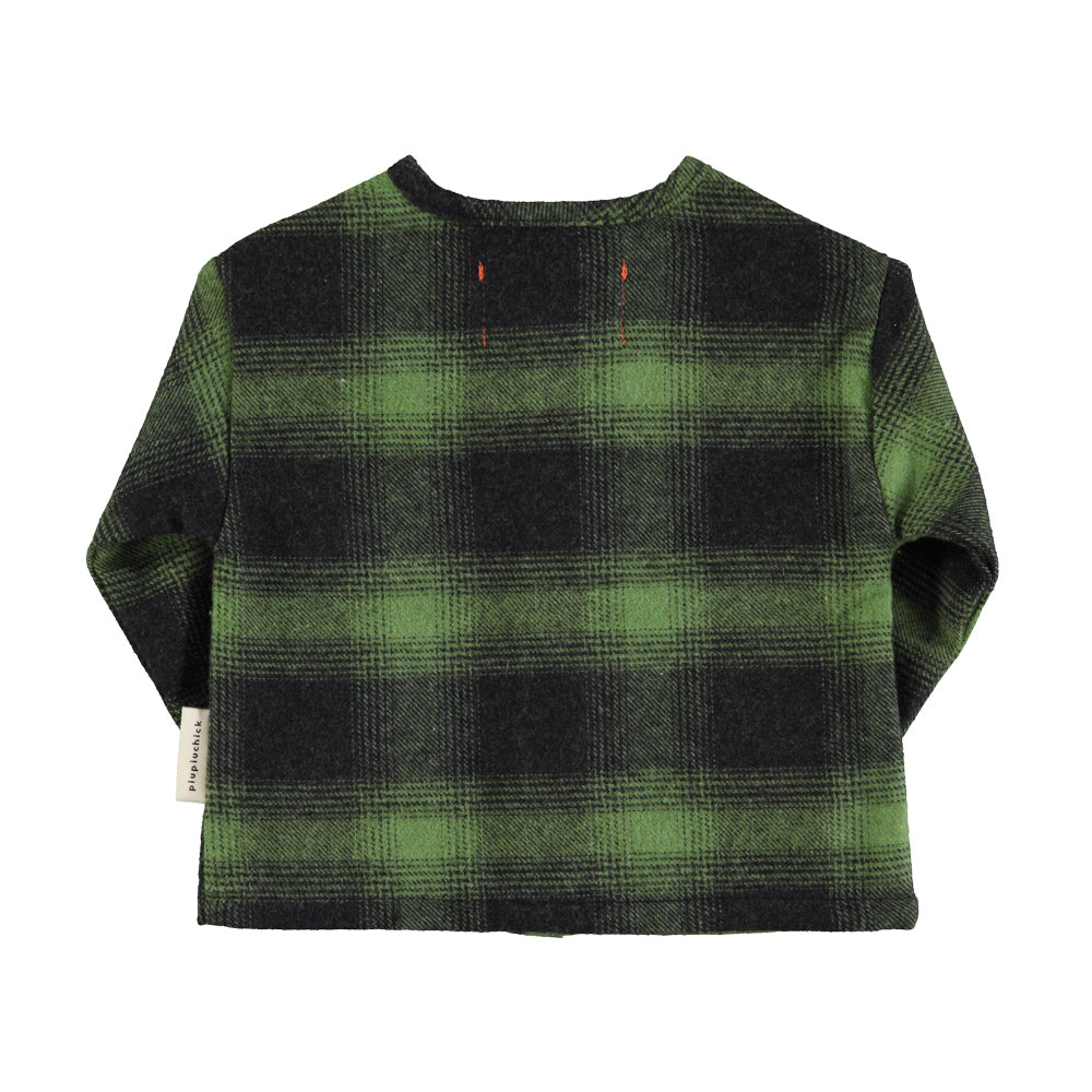 Hemd Baby Checkered Flannel Green / Black