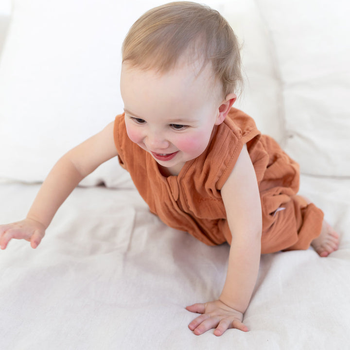 Bemini - Magic Bag Slaapzak 12-24m Swaddle Bamboe 0.5 | Pumpkin