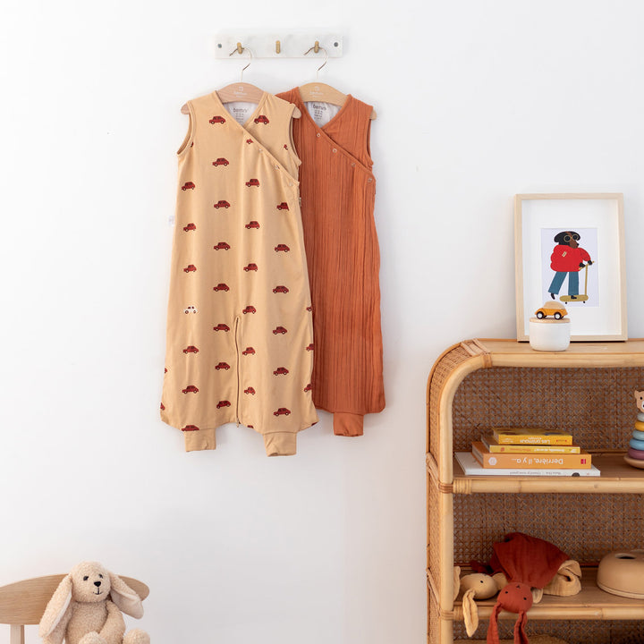 Bemini - Magic Bag Slaapzak 4-12m Swaddle Bamboe 0.5 | Pumpkin