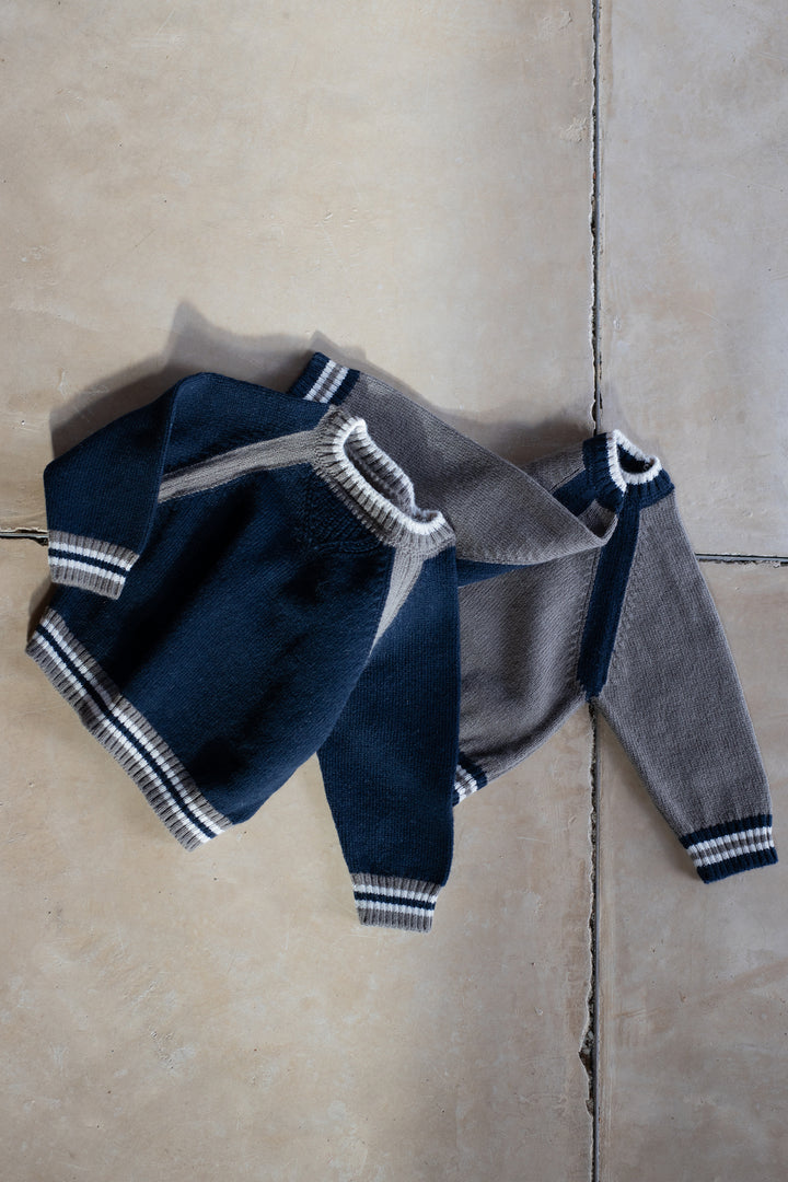 1+ In The Family - Trui Milano Blue