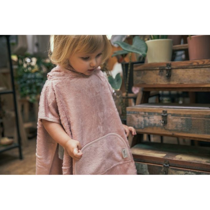 Poncho Misty Rose