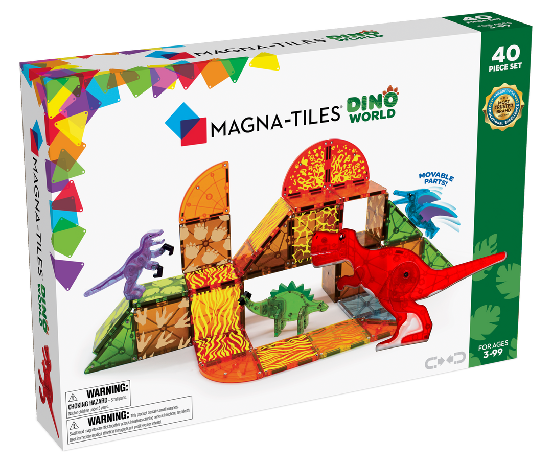 Magnetische Bouwblokken Dino World (40stuks)