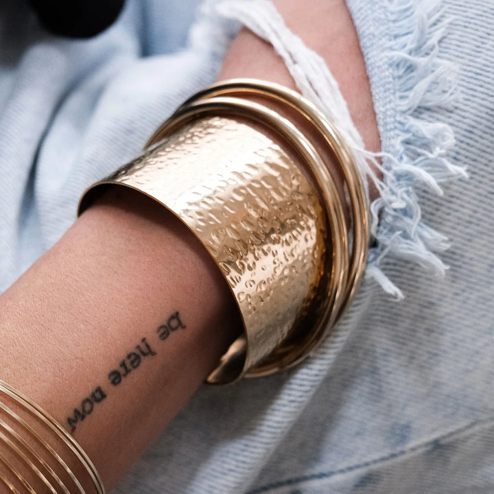 Masté Antwerp - Mathilde Armband | Stainless Steel met Gouden Plating