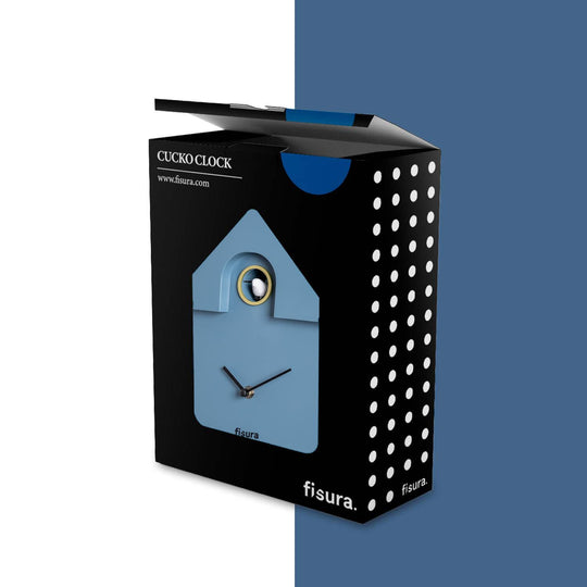 Fisura - Koekoeksklok Met Wijzerplaat Azul | Minimalistisch Design