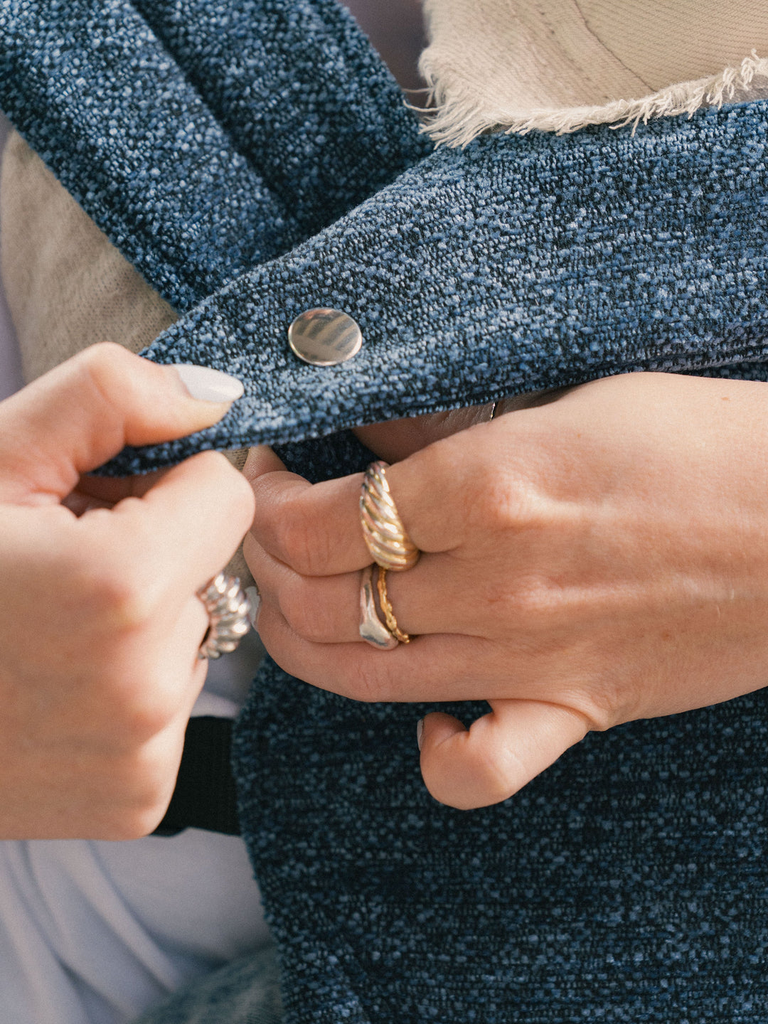 Monkose - Draagzak Heiwa | Textured Navy