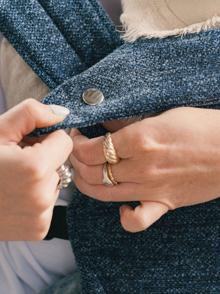 Monkose - Draagzak Heiwa | Textured Navy