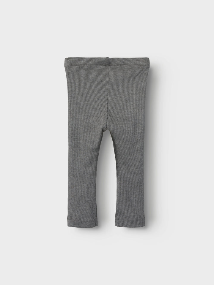 Name It rib legging in zachte kleur Mockingbird met regular fit