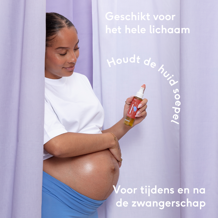 Naïf lichaamsolie 100ml met lavendel voor zwangerschap
