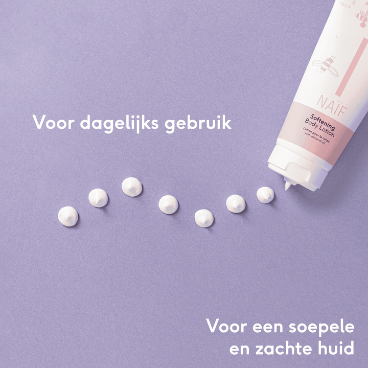 Naïf body lotion baby 200ml met amandel- en macadamiaolie voor gevoelige huid