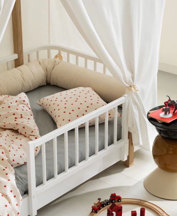 Oliver Furniture - Original Floor & House Bed 90 x 200 cm | White/Oak