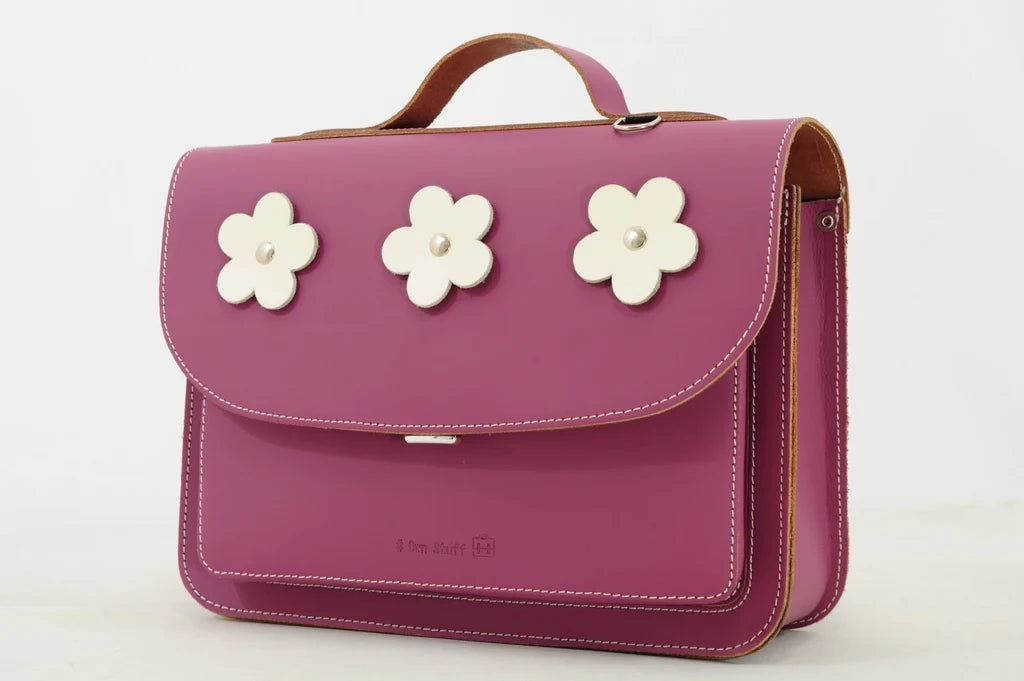 Own Stuff - Boekentas Flowers | Plum