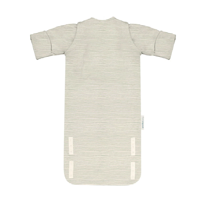 Puckababy - Slaapzak The Bag Newborn 0-6m 1.0 TOG | Cotton Green Stripes