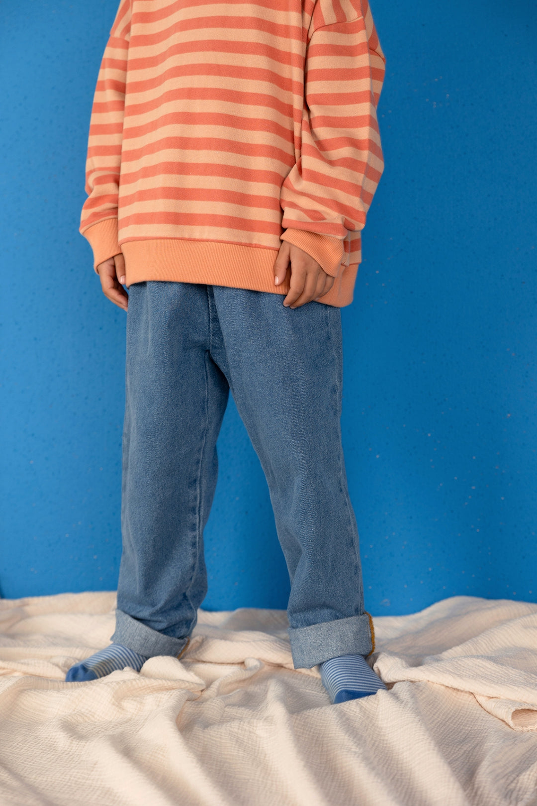 Nixnut - Broek Stic Jeans Blue
