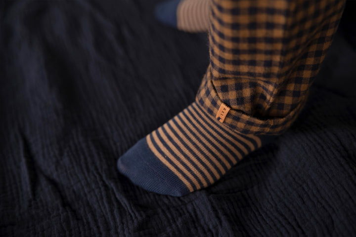 Nixnut - Broek Stic Navy Checkered